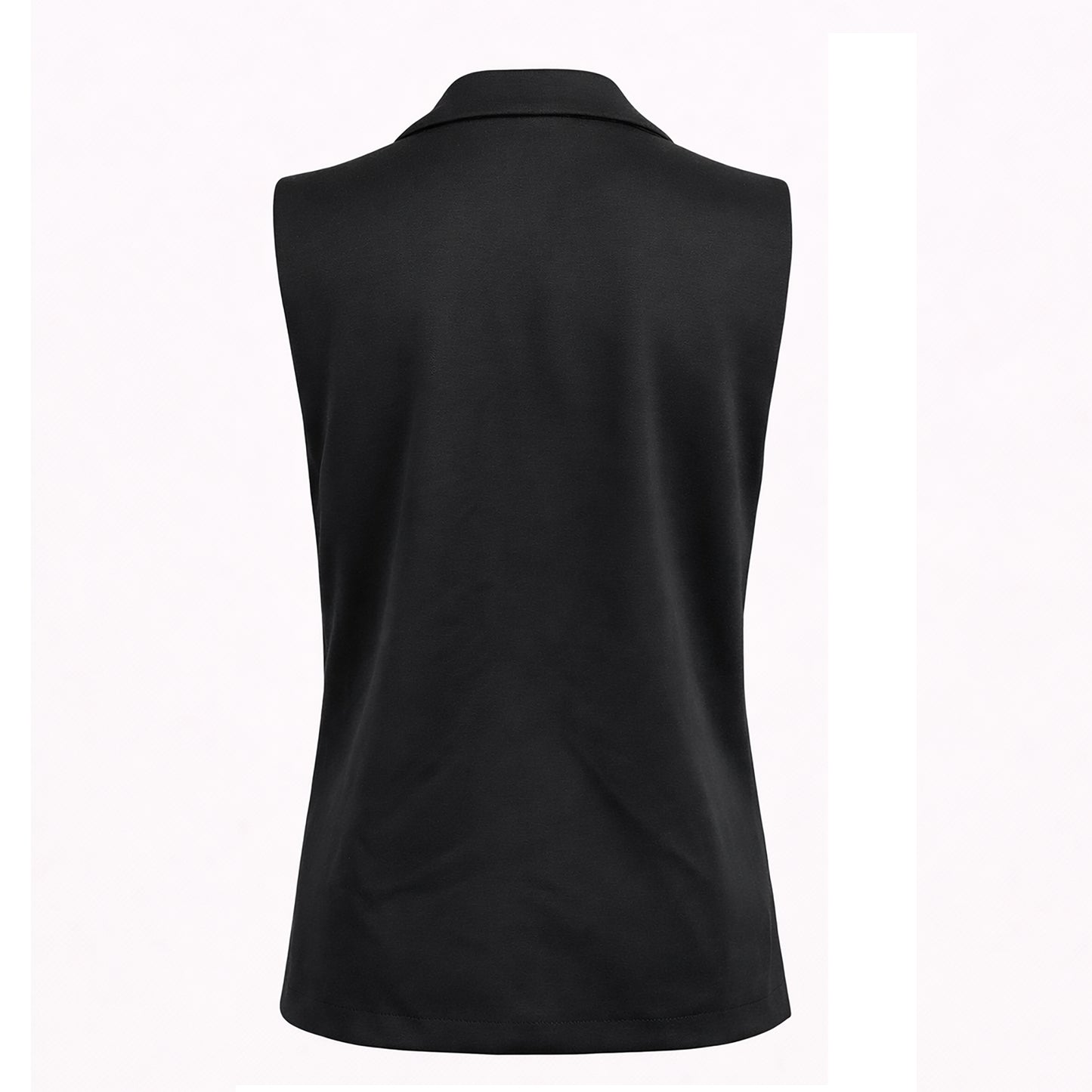 Tailored Vest with Floral Detail
