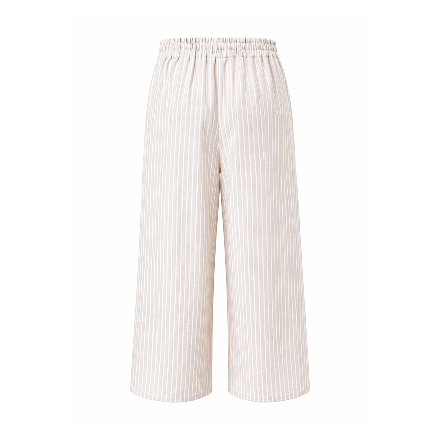 Striped Wide-Leg Pants