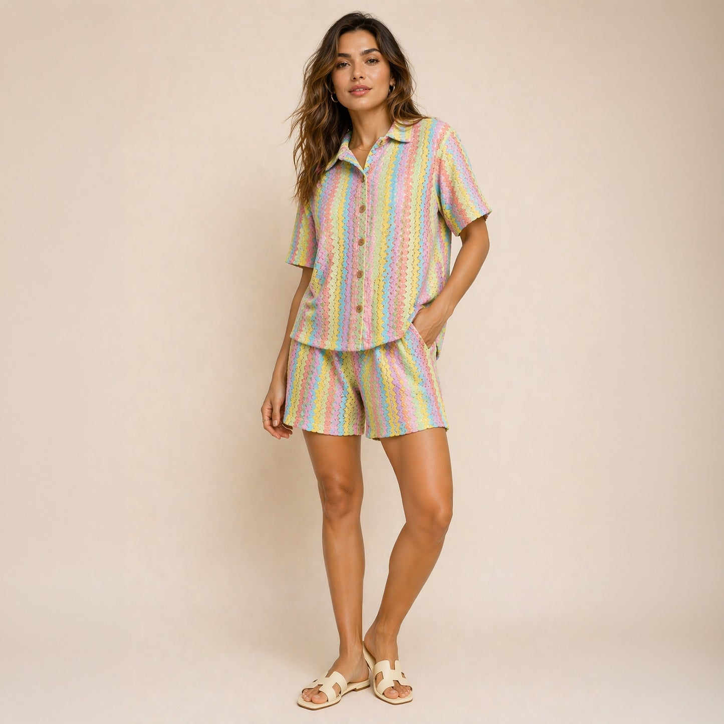 Pastel Crochet Co-Ord Set
