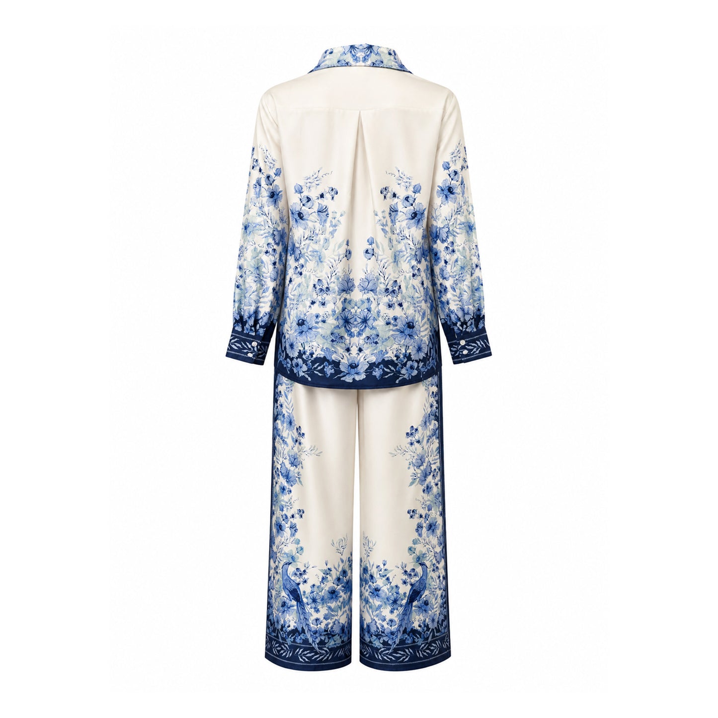 Floral Satin-Look Set