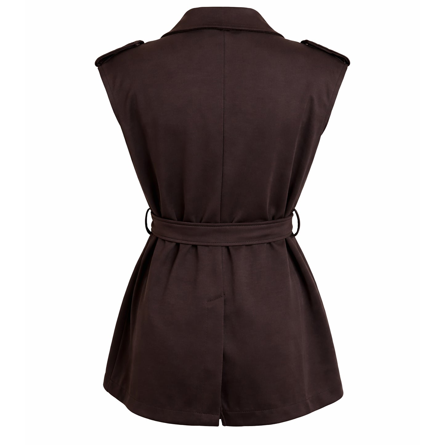 Belted Tailored Vest