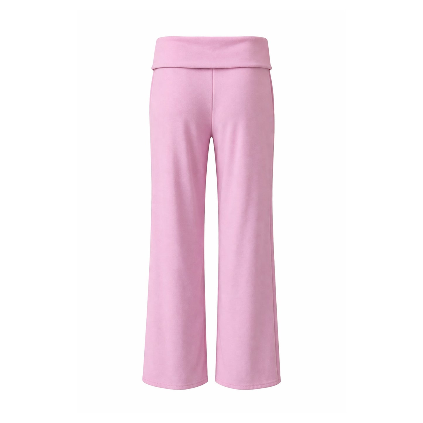 White Mid-Rise Lounge Pants
