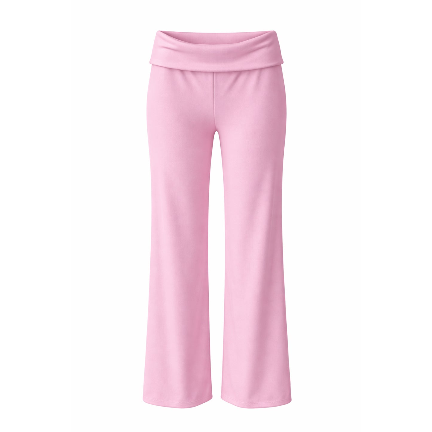 White Mid-Rise Lounge Pants
