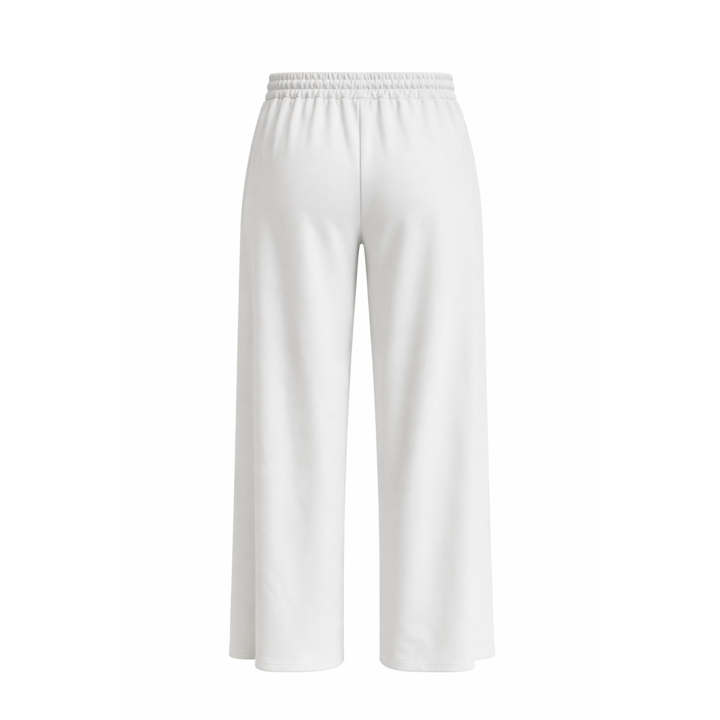 Pleated Wide-Leg Lounge Pants