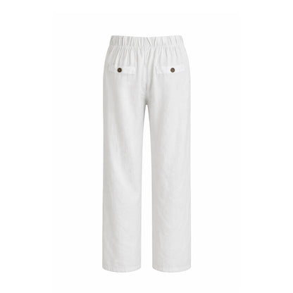 Linen Straight Leg Pants