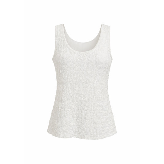 Textured Sleeveless Tank Top