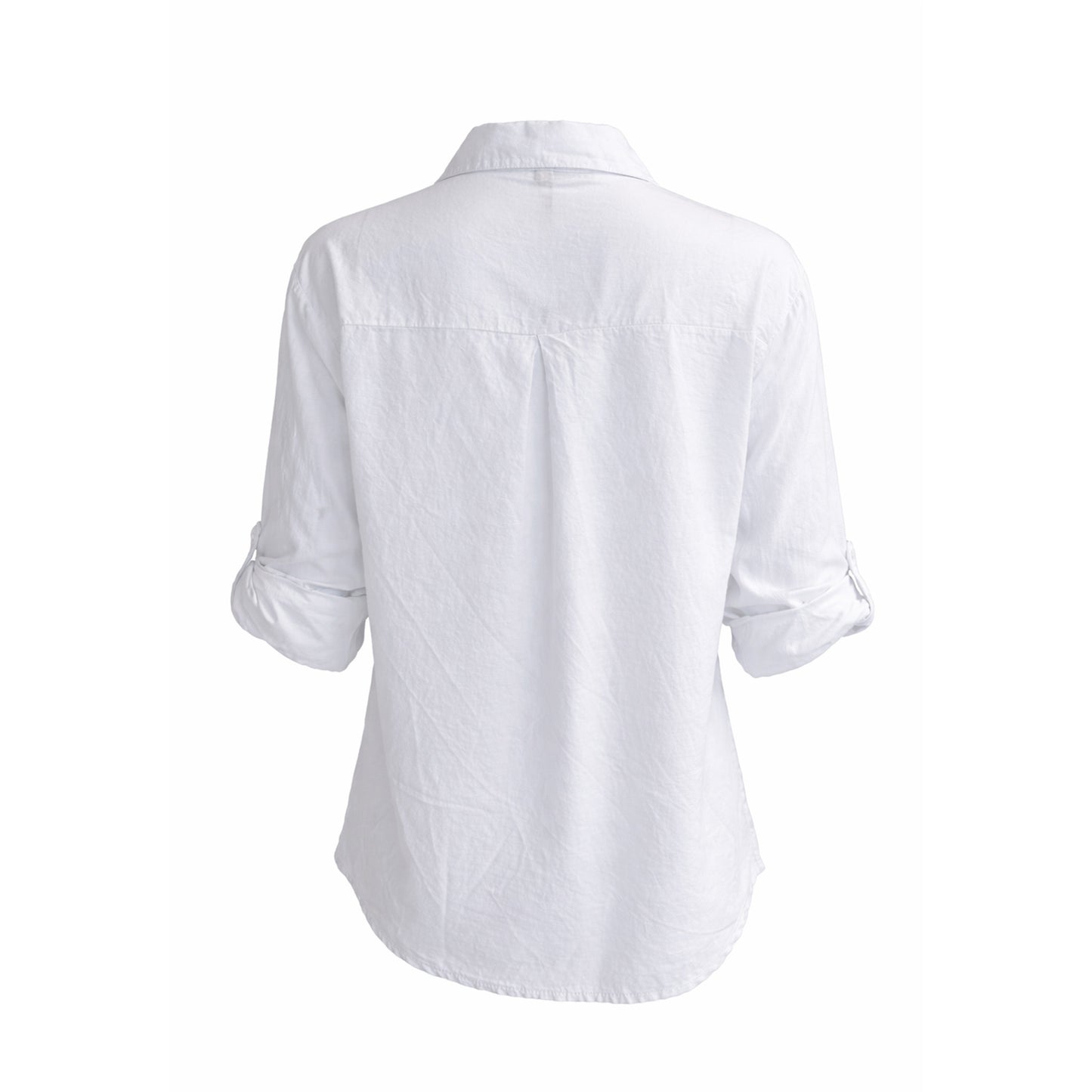Embroidered Shimmer Floral Button-Up Blouse