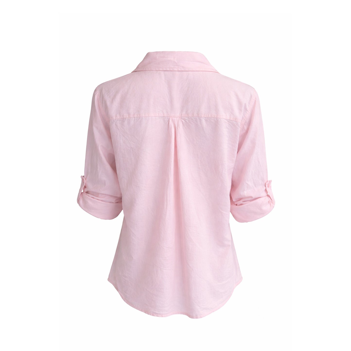 Embroidered Button-Up Blouse