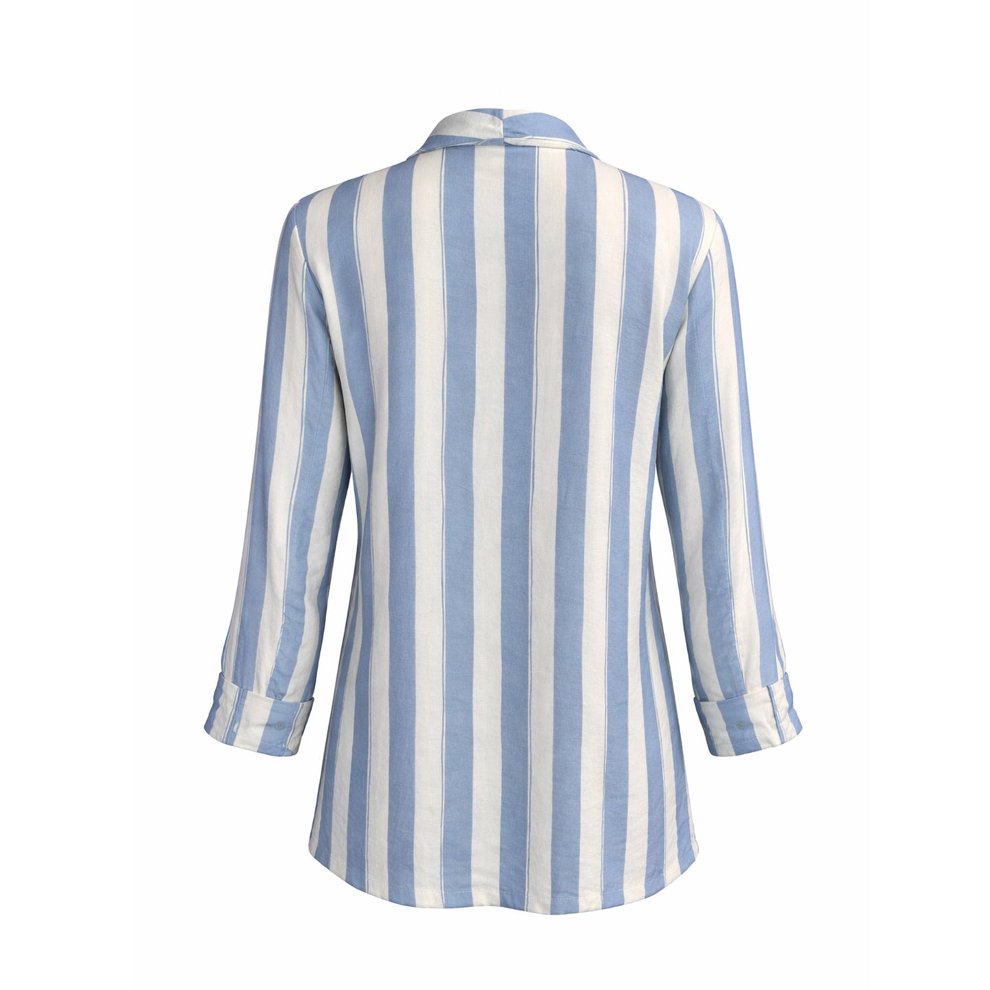 Striped Open-Front Blazer