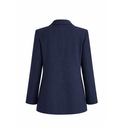 Straight Fit Blazer with Decorative Pins