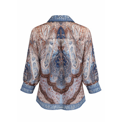 Refined Pattern Blouse