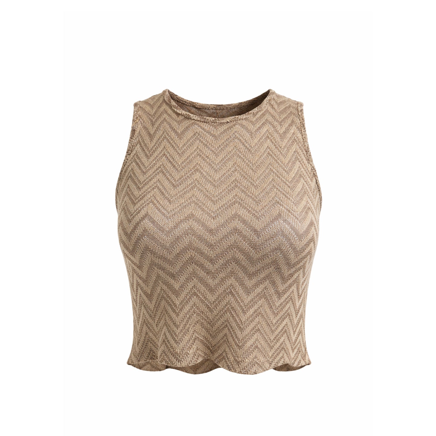 Shimmer Knit Sleeveless Top