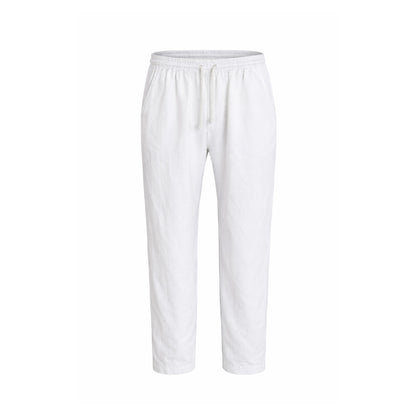 Linen Drawstring Pants