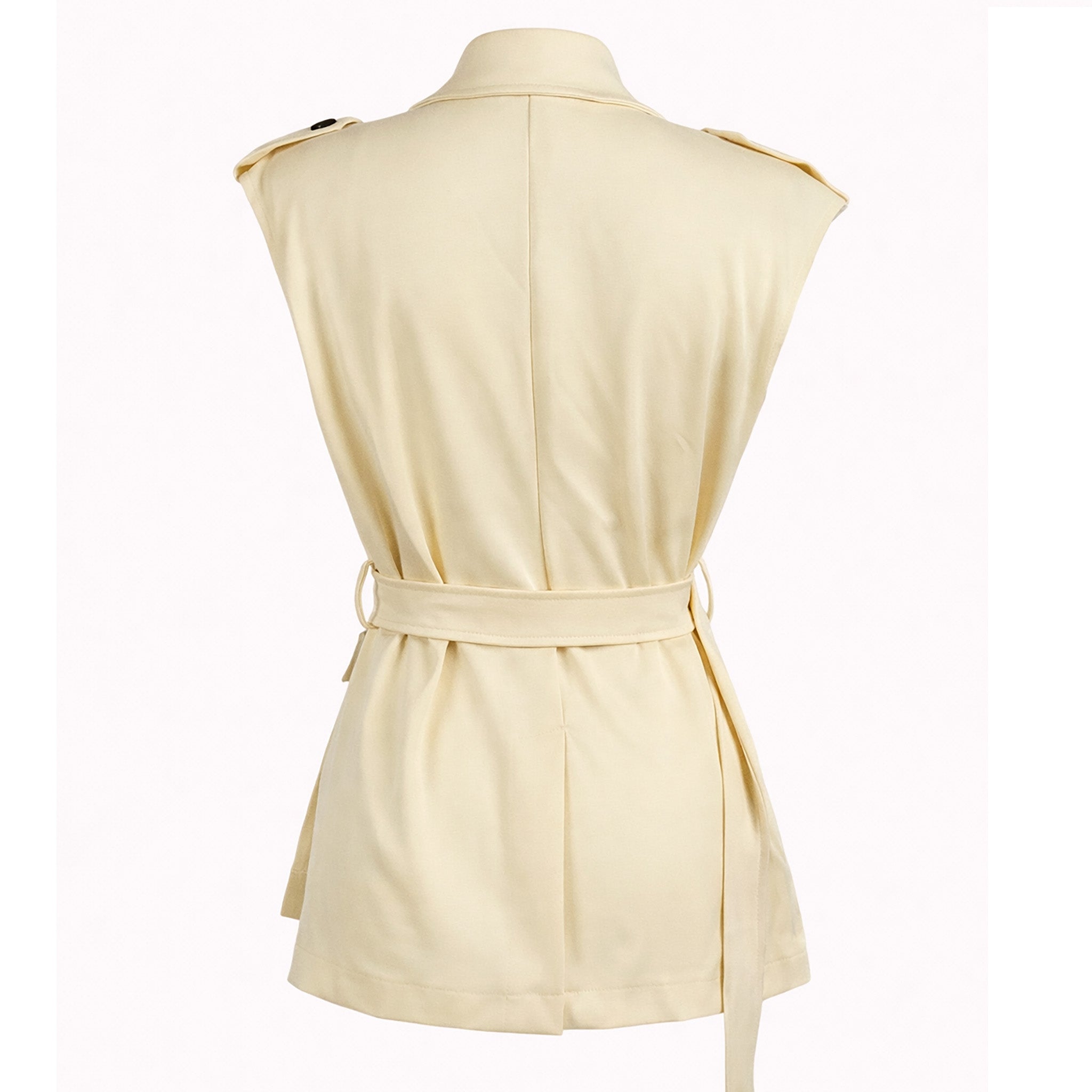 Belted Tailored Vest