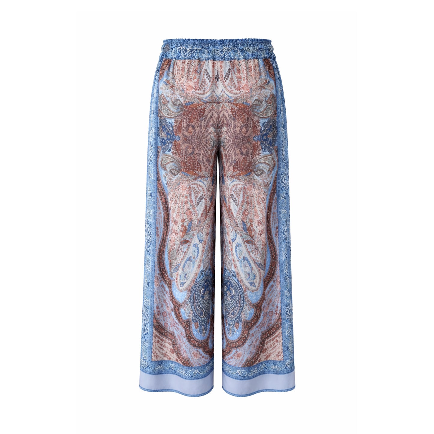 Refined Pattern Palazzo Pants