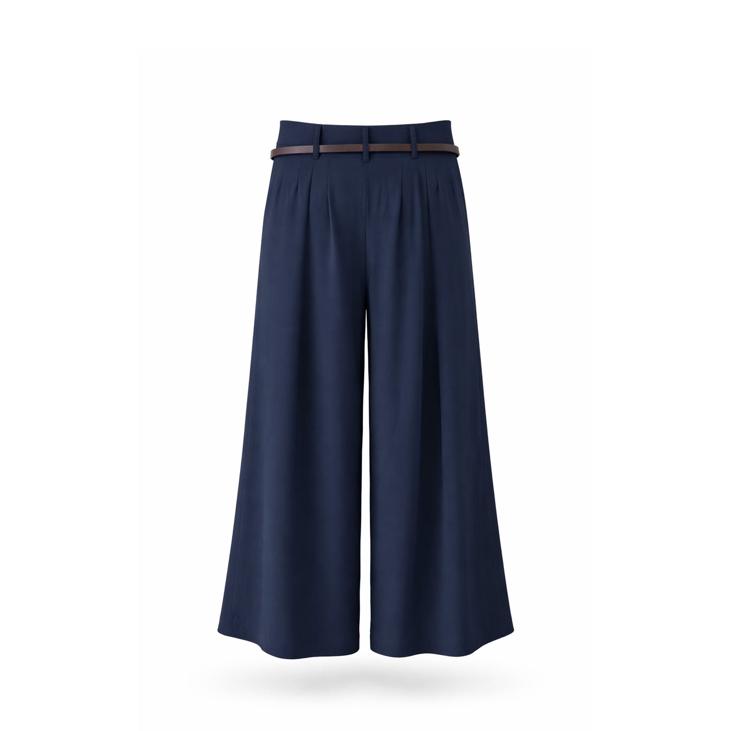 Pleated Culottes with Belt