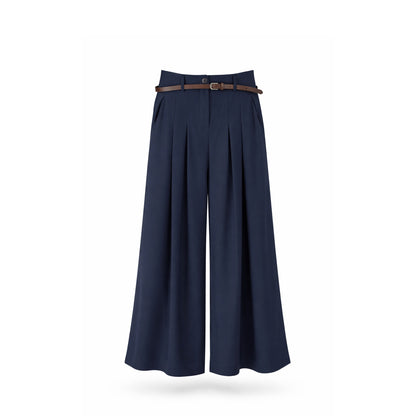 Pleated Culottes with Belt