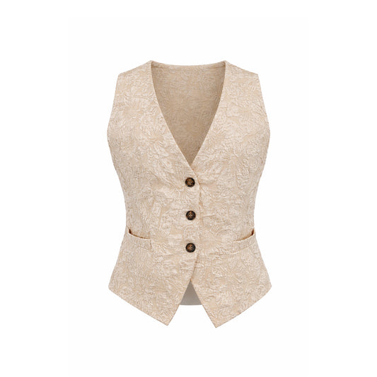 Floral Lace Vest