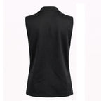 Tailored Vest with Floral Detail