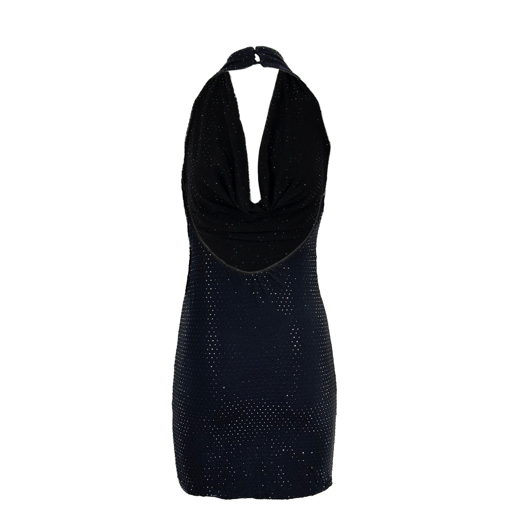Halter Neck Embellished Dress