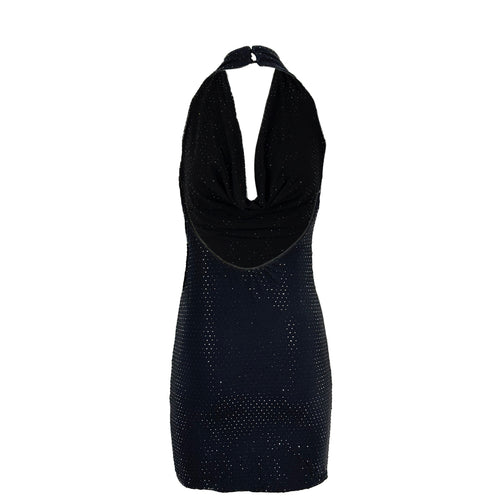 Halter Neck Embellished Dress