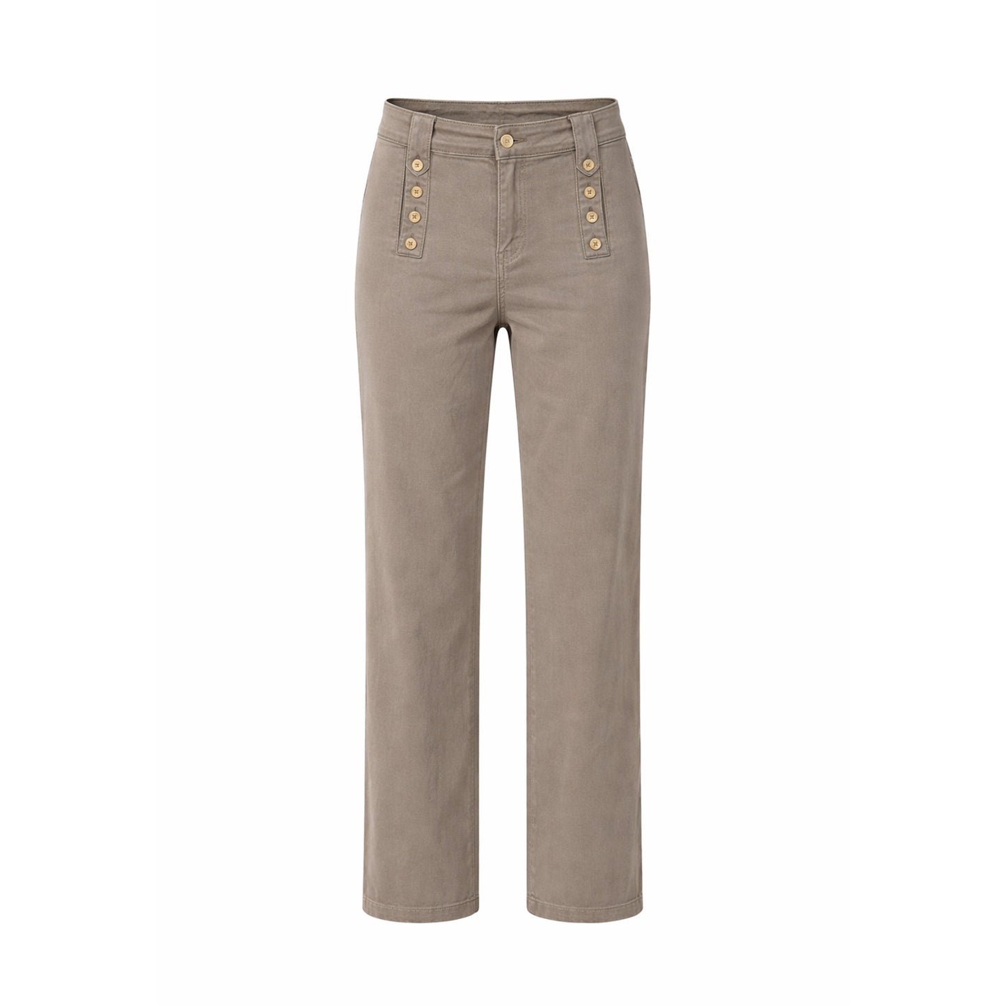 High-Waist Five-Pocket Pants