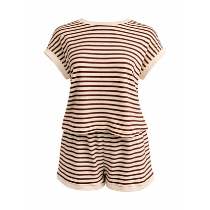 Striped Knit Set