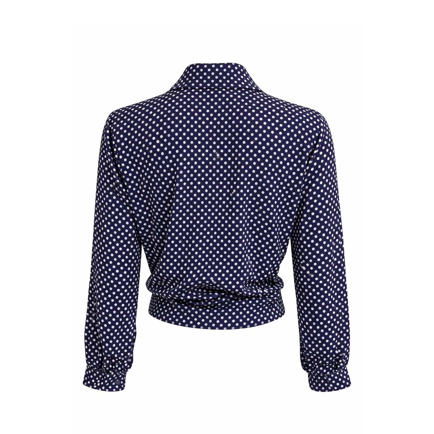 Polka Dot Button-Up Shirt