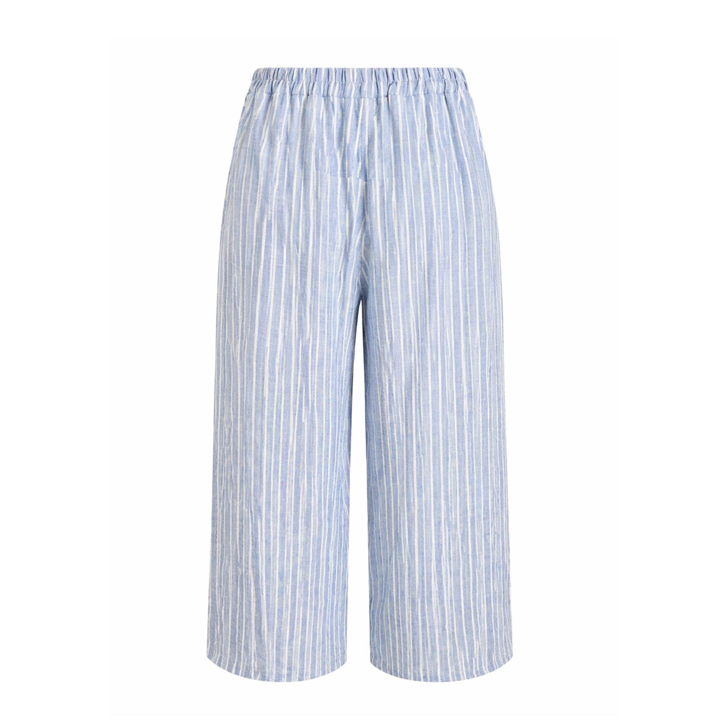 Striped Wide-Leg Pants