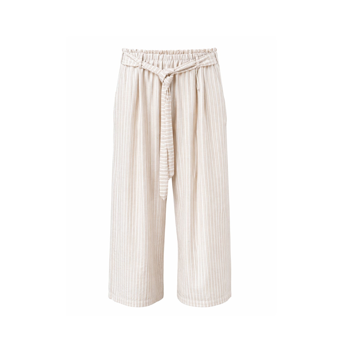 Striped Wide-Leg Pants