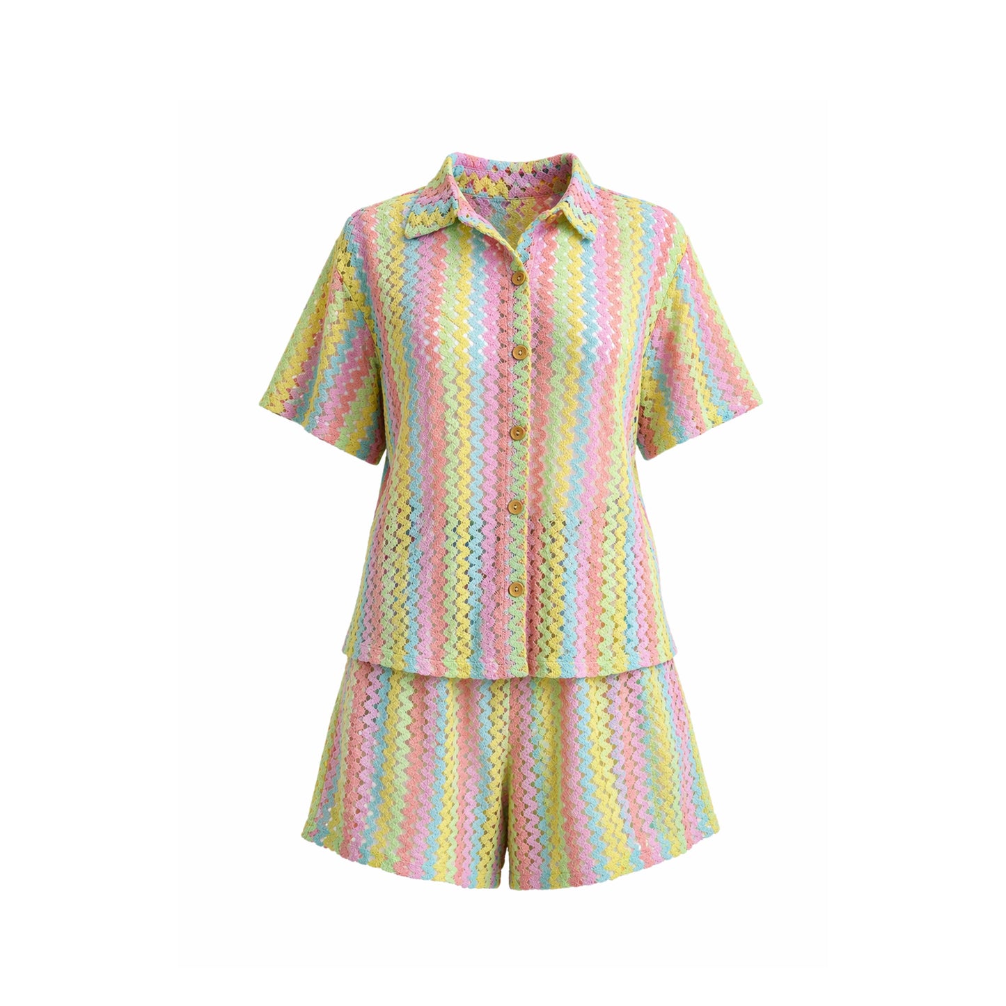 Pastel Crochet Co-Ord Set