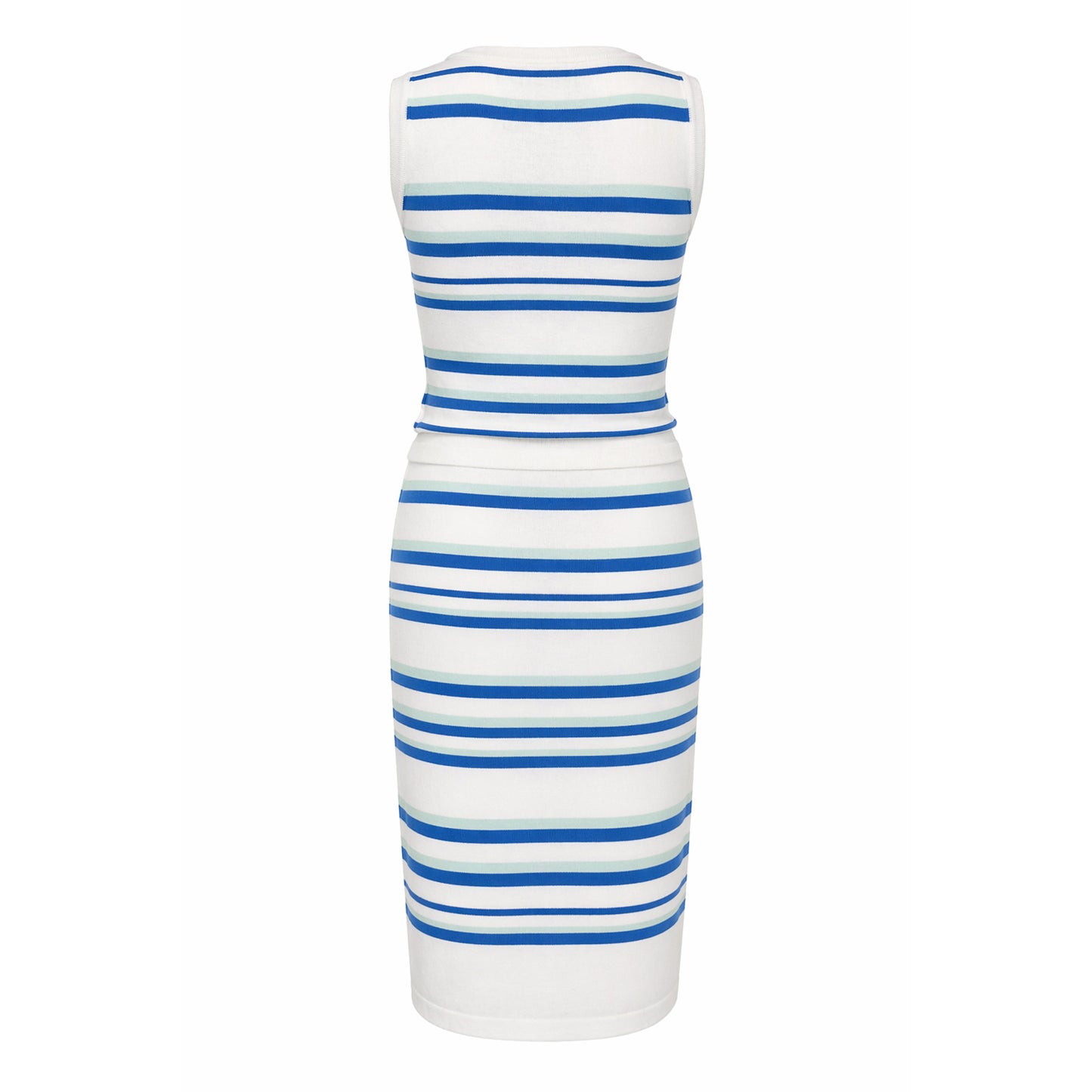 Striped Knit Top & Skirt Set