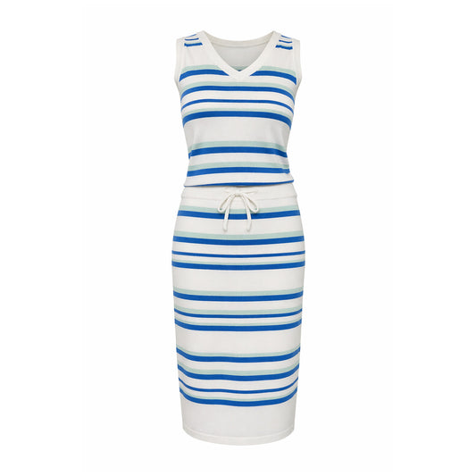 Striped Knit Top & Skirt Set