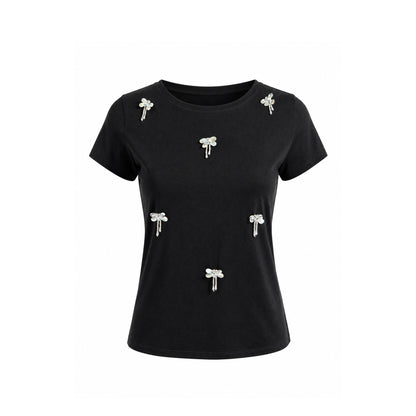 Embellished Cotton T-Shirt