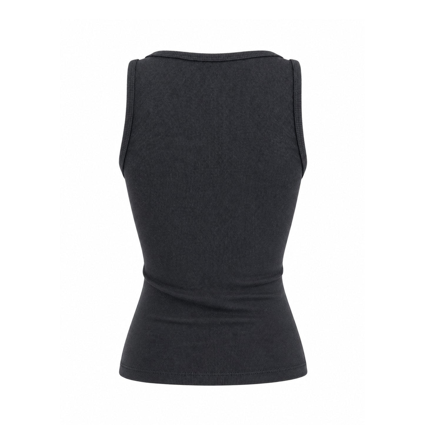 Ribbed Henley Tank
