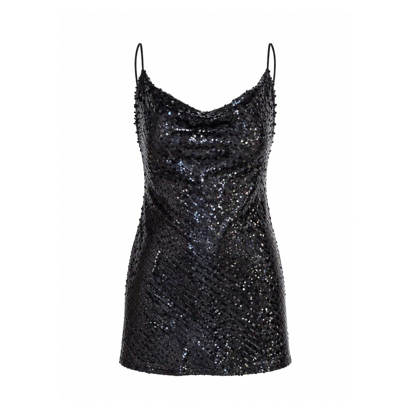 Sequin Mini Dress with Crisscross Back