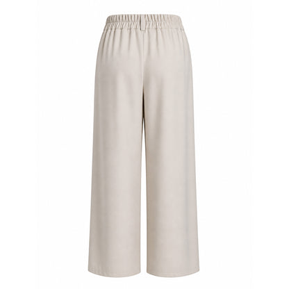 Elegant Wide Leg Dress Pants