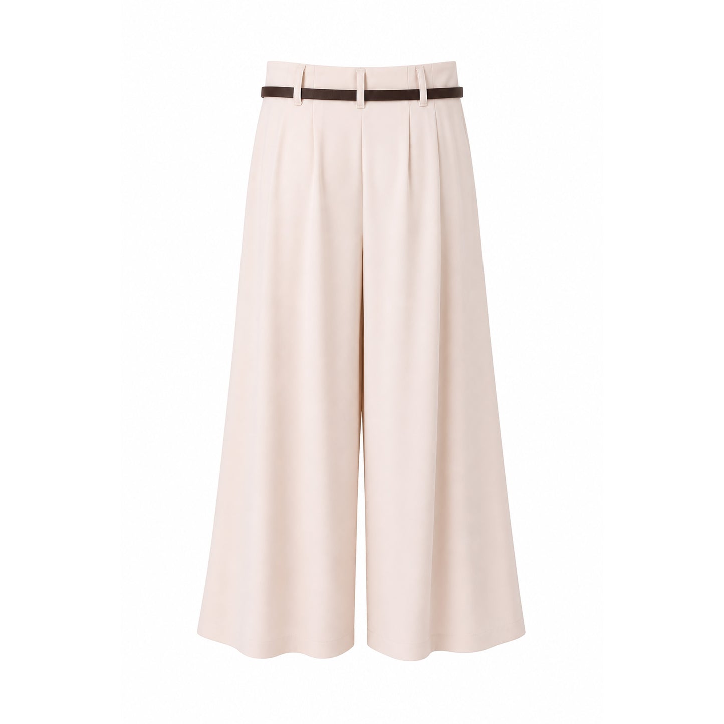 Pleated Culottes with Belt