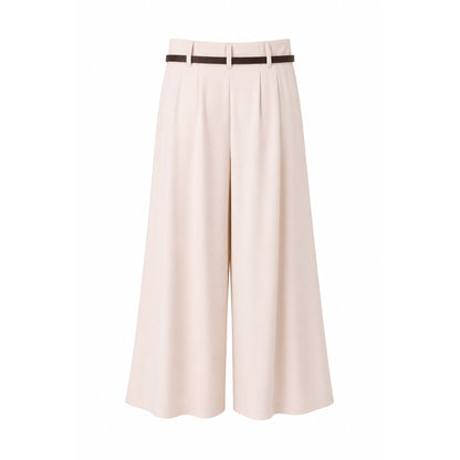 Pleated Culottes with Belt
