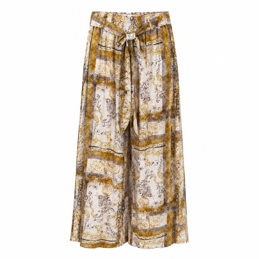 Boho Patchwork Palazzo Pants