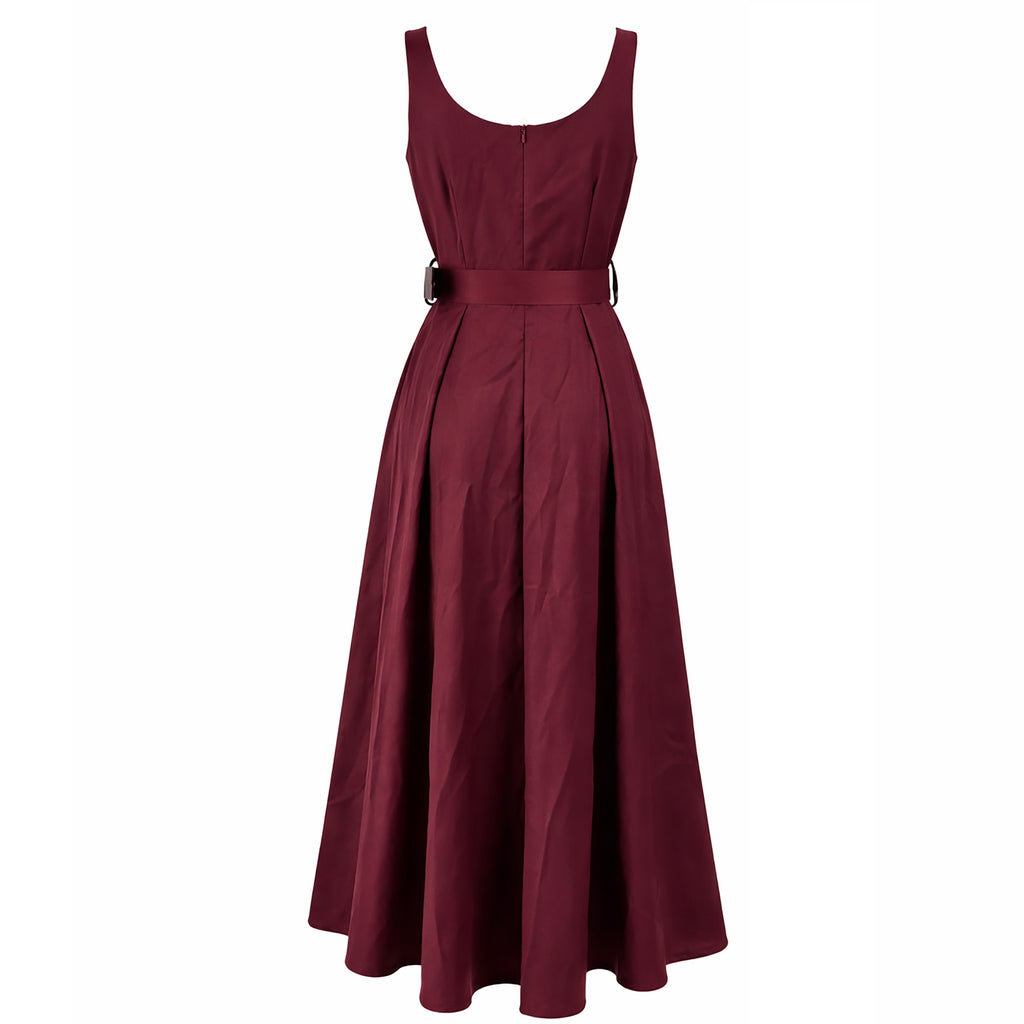 Belted Midi Dress