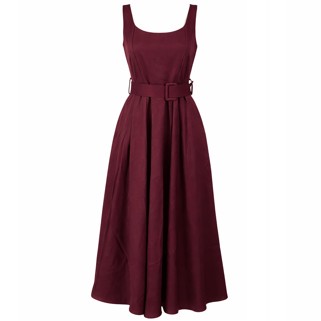 Belted Midi Dress