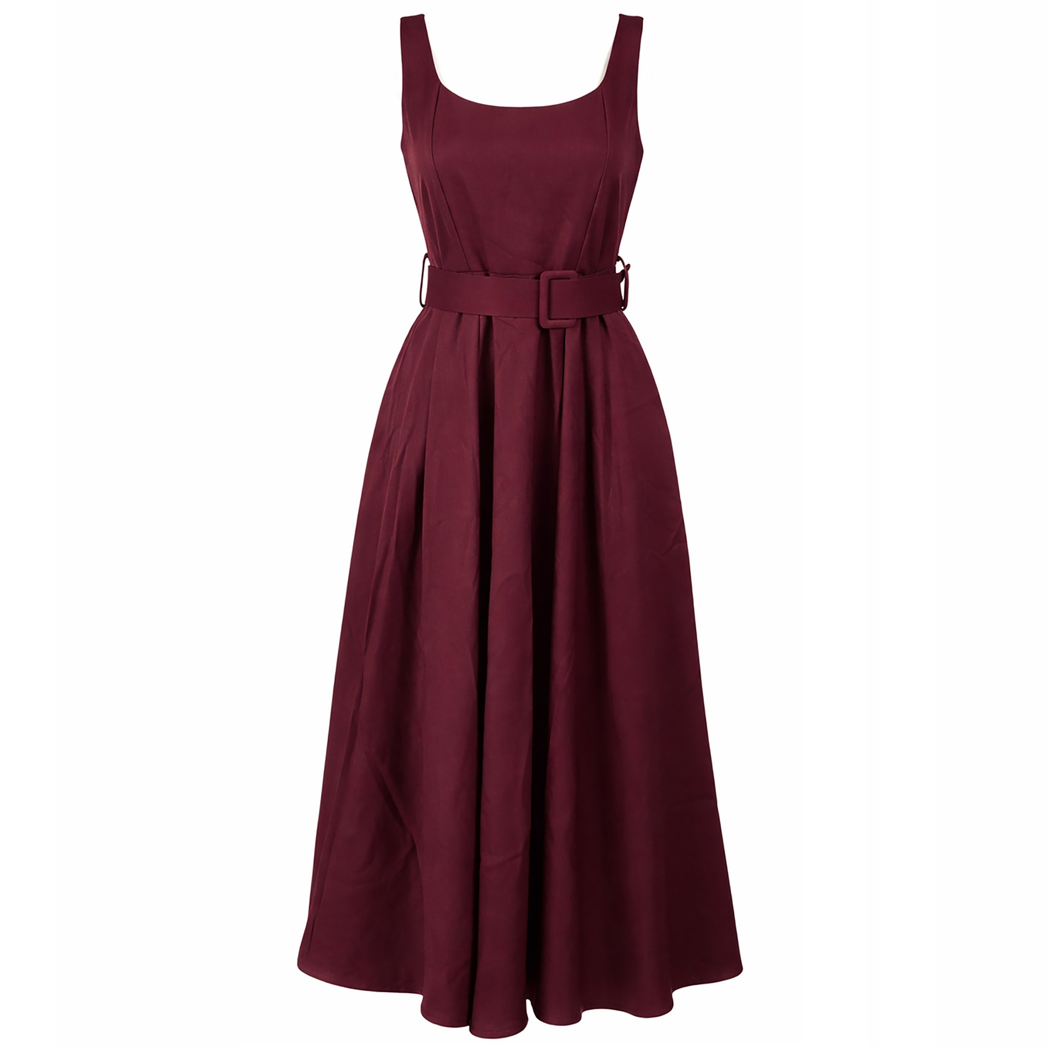 Belted Midi Dress