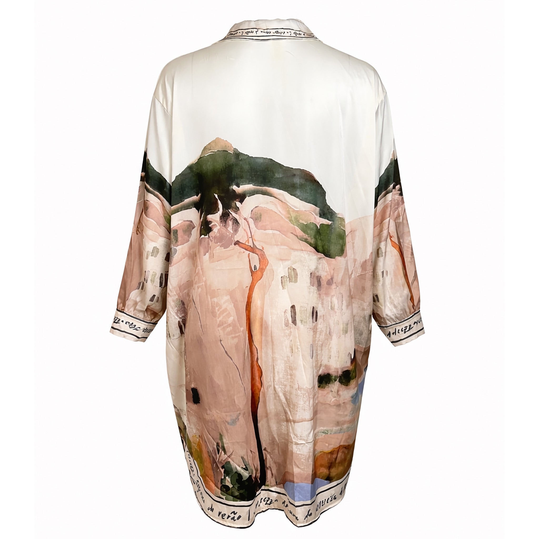 Longline Button Blouse