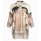 Longline Button Blouse