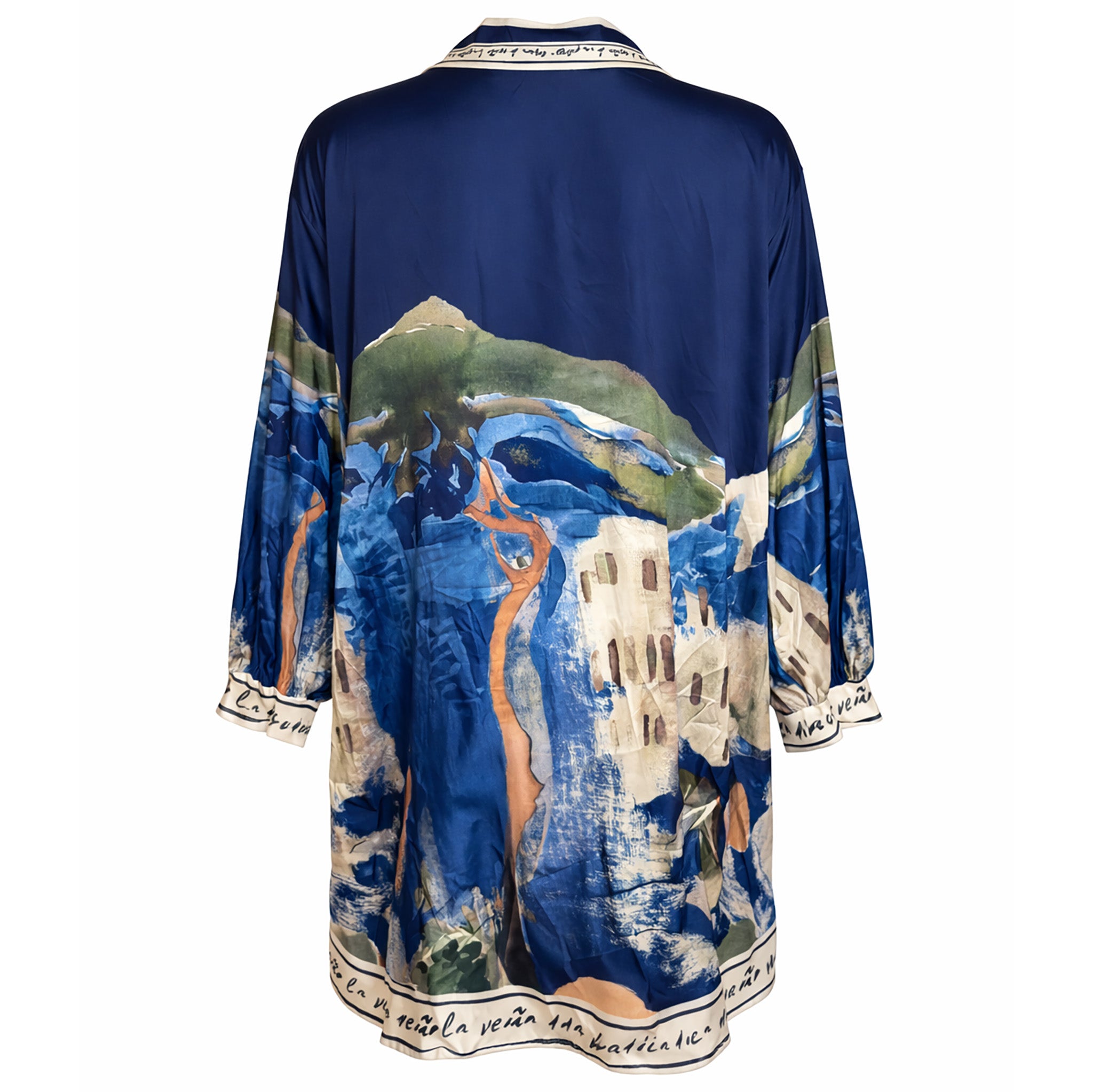 Longline Button Blouse