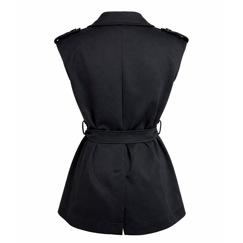 Belted Tailored Vest