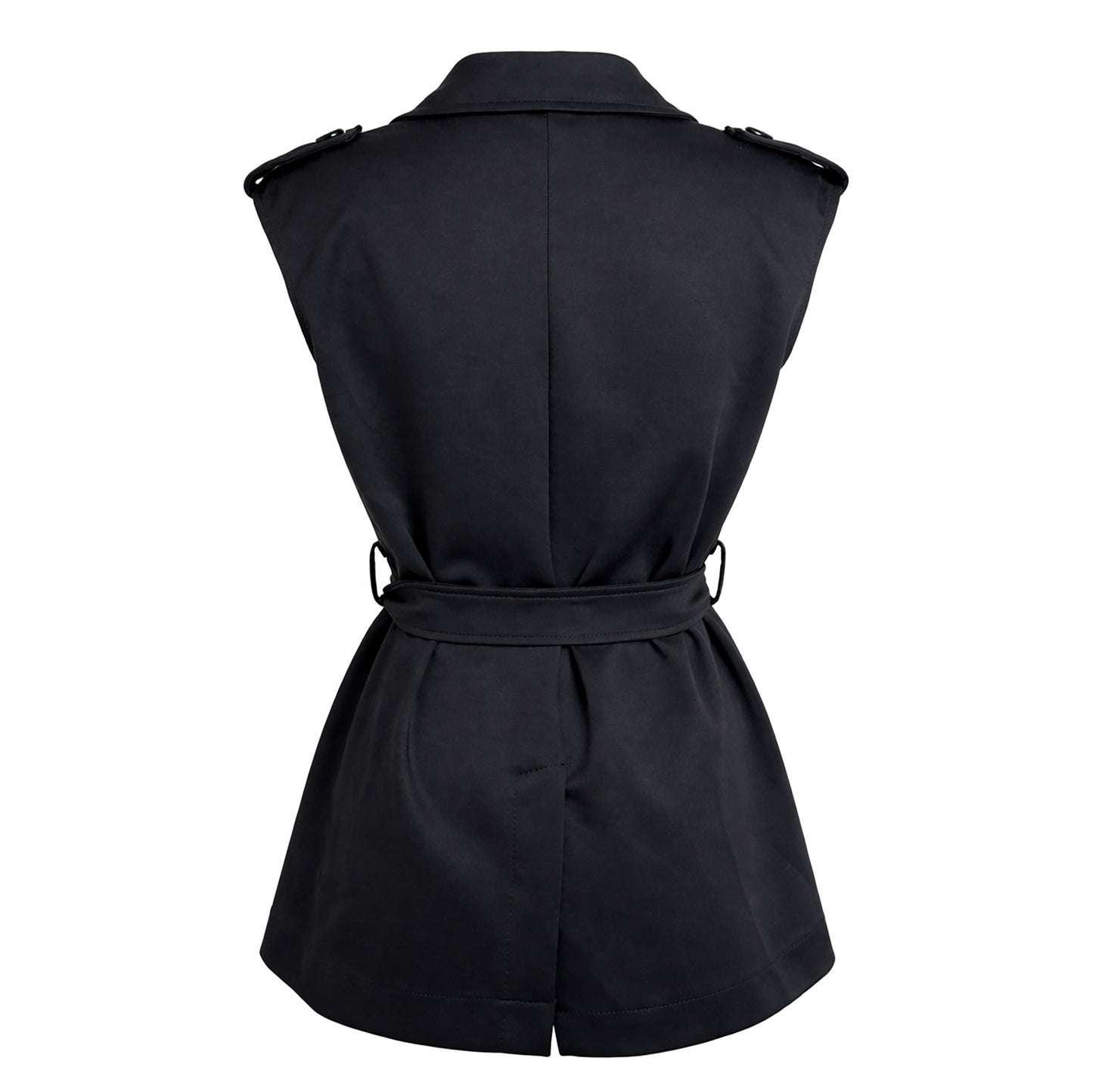 Belted Tailored Vest