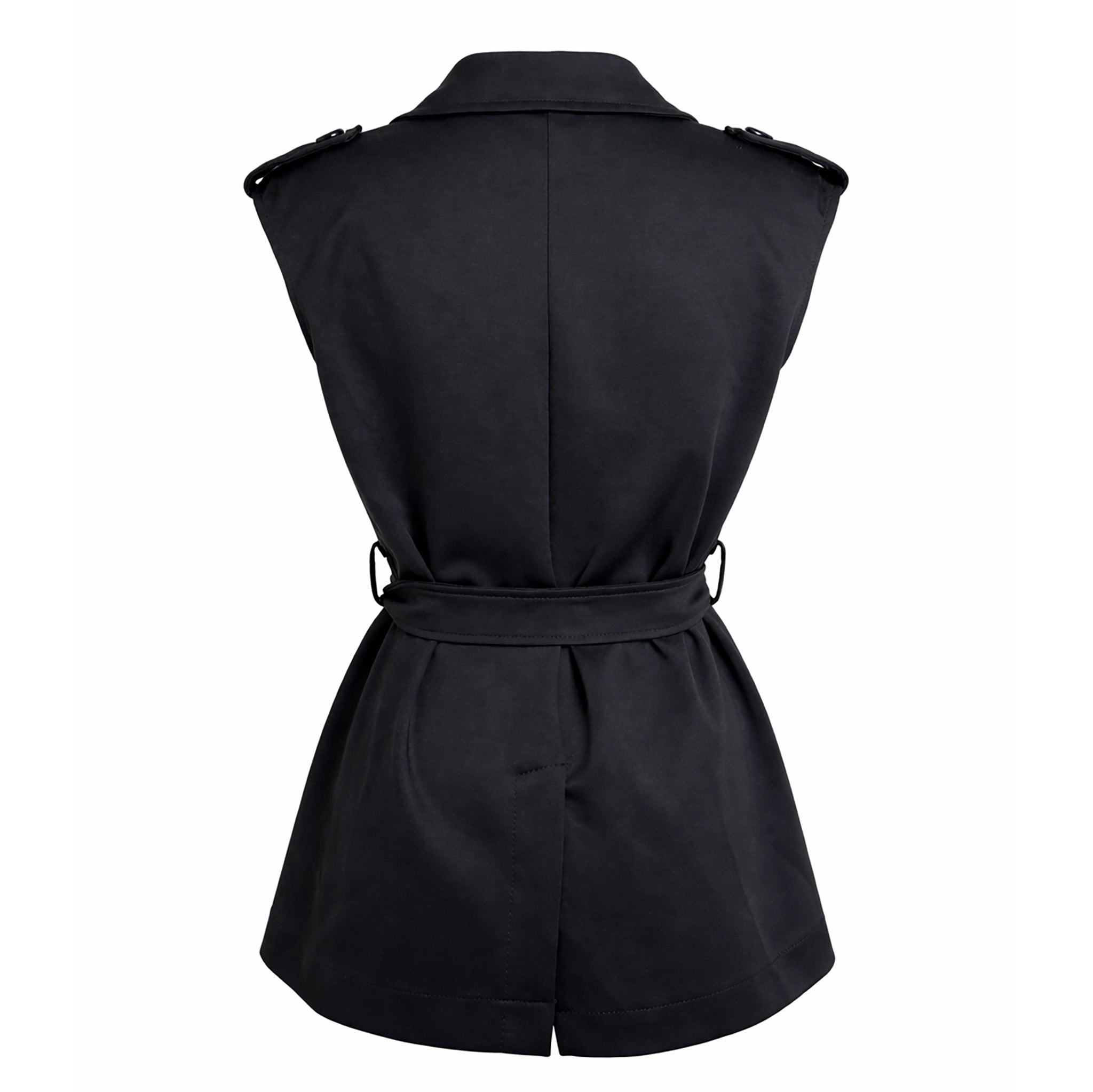 Belted Tailored Vest