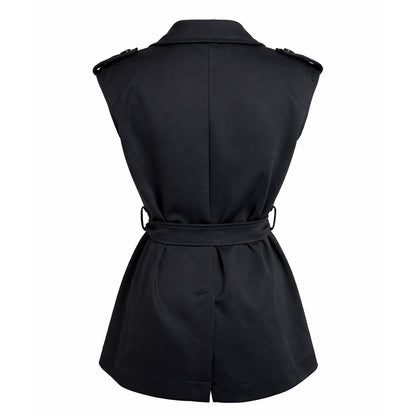 Belted Tailored Vest